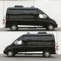 2pcs Side Body Stripe Sticker Decal For VW Volkswagen Transporter T4 T5 T6 Campervan