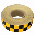 50m x 50mm Stripe Safety Reflective Self Adhesive Warning Tape Sticker