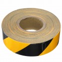 50m x 50mm Stripe Safety Reflective Self Adhesive Warning Tape Sticker