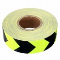 50m x 50mm Stripe Safety Reflective Self Adhesive Warning Tape Sticker