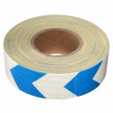 50m x 50mm Stripe Safety Reflective Self Adhesive Warning Tape Sticker