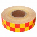 50m x 50mm Stripe Safety Reflective Self Adhesive Warning Tape Sticker