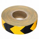 50m x 50mm Stripe Safety Reflective Self Adhesive Warning Tape Sticker