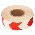 50m x 50mm Stripe Safety Reflective Self Adhesive Warning Tape Sticker