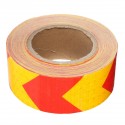 50mm x 20m Stripe Safety Reflective Self Adhesive Warning Tape Sticker