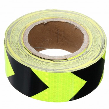 50mm x 20m Stripe Safety Reflective Self Adhesive Warning Tape Sticker