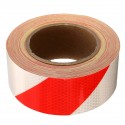 50mm x 20m Stripe Safety Reflective Self Adhesive Warning Tape Sticker