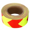 50mm x 20m Stripe Safety Reflective Self Adhesive Warning Tape Sticker