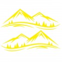 DIY Mountain Decal Sticker Universal For VW T5 T6 Camper Van Campervan Motorhome Motorcycle Boat