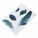 Imitation Feather Motorcycle Tank 3D Stickers Three Dimensional Decals