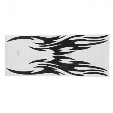 Motorcycle Car Flame Fire Hood Decal Vinyl Graphic Fashion Sticker Universal