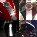 Motorcycle Tank Fairing Cowl Vinyl Stripe Pinstripe Decal Sticker For Cafe Racer