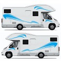 Motorhome Stripes Camper Van Horsebox Caravan RV Decals Sticker Graphic