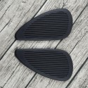 Pair Motorcycle Cafe Gas Fuel Oil Tank Pad Rubber Protector Decal Sticker Universal