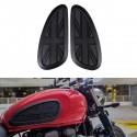 Retro Motorcycle Cafe Racer Gas Fuel tank Rubber Sticker Tank Pad Protector