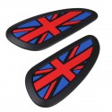 Retro Motorcycle Cafe Racer Gas Fuel tank Rubber Sticker Tank Pad Protector