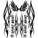 Reflective Motorcycle Stickers Gas Fuel Tank Protector Car Decoration