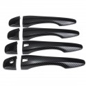 4Pcs Car Carbon Fiber Side Smart Door Handle Covers Trim For Nissan Altima 2013-2018