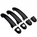 7pcs Set Gloss Black Door Handle Covers Handles For VW Transporter T5 T6