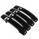 8PCS Glossy Black Smart Keyhole Car Door Handle Covers for Land Rover Dciscovery 4 Range Rover Sport Freelander