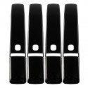 8PCS Glossy Black Smart Keyhole Car Door Handle Covers for Land Rover Dciscovery 4 Range Rover Sport Freelander