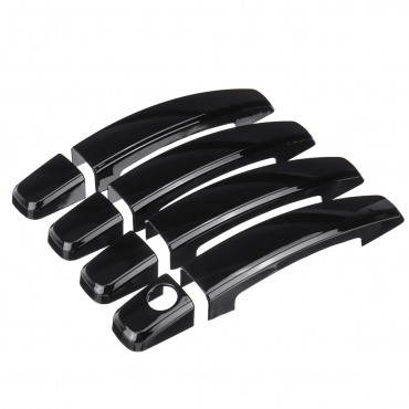 8PCS Set ABS Glossy Black 4 Door Handle Covers For Chevrolet Cruze Malibu Vauxhall Antara Corsa