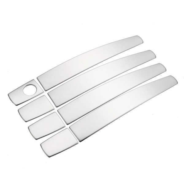 8PCS Stainless Steel Exterior Door Handle Cover Trim Universal For Vauxhall Opel Chevrolet Cruze Buick