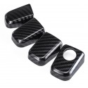 8Pcs Plastic Carbon Fiber Look 4 Door Handle Cover Trim For Chevy Cruze/Malibu/Camaro/Sonic 09-15