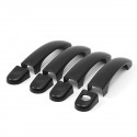 8Pcs Set Matte Black Exterior Door Handle Cover For VW Transporter T5 T6 Caddy Van