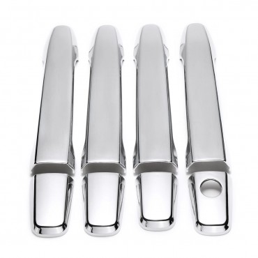 8pcs Set ABS Chrome 4 Door Handles Covers For Mitsubishi Outlander Lancer Sedan Evo