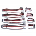 8pcs Set ABS Chrome Door Handle Cover For Vauxhall Antara Insignia Meriva Zafira