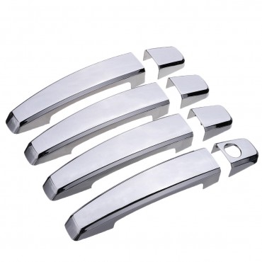 8pcs Set ABS Chrome Door Handle Cover For Vauxhall Antara Insignia Meriva Zafira