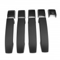 9Pcs Matte Black Door Handle Covers Trim For Land Rover Range Vogue L322 2002-12