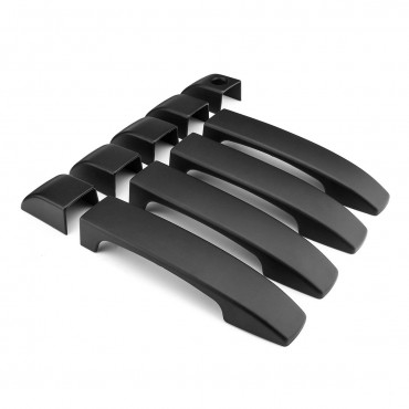 9Pcs Matte Black Door Handle Covers Trim For Land Rover Range Vogue L322 2002-12