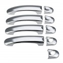 9Pcs Set ABS Chrome 4 Door Handle Cover For VW Transporter T5 T6 Caddy Van