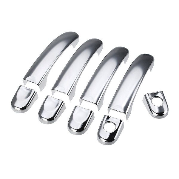 9Pcs Set ABS Chrome 4 Door Handle Cover For VW Transporter T5 T6 Caddy Van