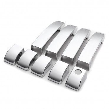 9Pcs Set ABS Chrome Exterior Door Handle Covers For Range Rover L322 Vogue 2002-2013