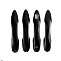 Glossy Black Exterior Door Handles Decorative Cover Trim For Toyota Carmy 2018