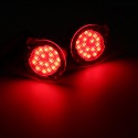 Pair Red LED Side View Mirror Puddle Light for Ford Edge Mondeo Focus C-Max Kuga S-Max