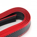 2.5M Carbon Fiber Car Front Bumper Spoiler Lip Splitter Valance Chin Protector