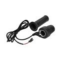 24/36/48V Pair Mountain Bike Throttle Grip 20X Throttle Grip Half Turn Handle Conversion Electric Accessory E-bike Motor SM Connector