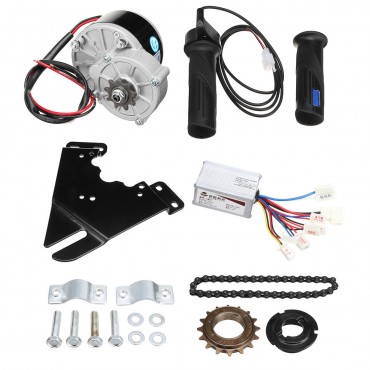 24V 250W Electric Bike Conversion Scooter Motor Controller Kit Fit For 20-28inch Ordinary Bike