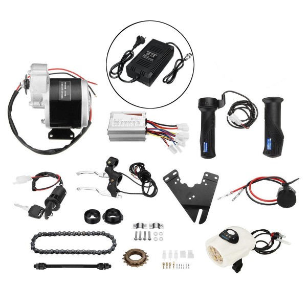 24V 350W Electric Bike Scooter Motorized Motor Controller with Charger Conversion Kit