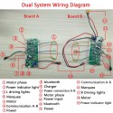 36V 2 Main Circuit Board Taotao Double Motherboard Controller For Balance Scooter