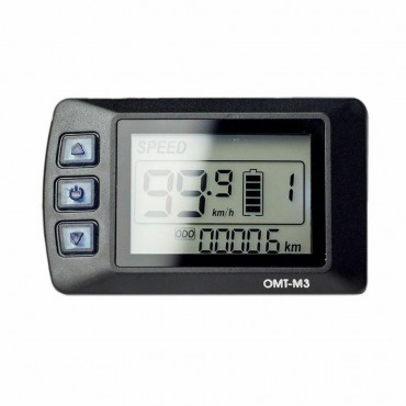 36V 250W OMT-M3 LCD Display Meter For EBike Electric Bicycle Bike Scooter