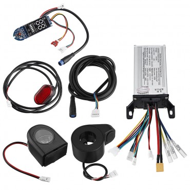 36V 350W XT30 Motor Controller+Dashboard+Front/Rear Light For Scooter Electric Bicycle E-bike