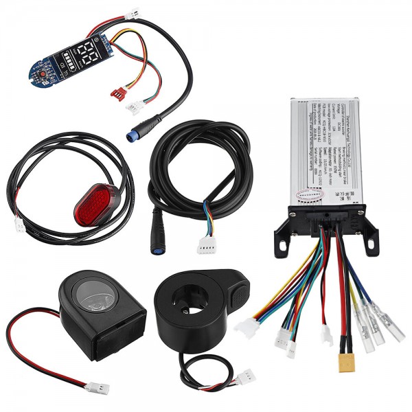 36V 350W XT30 Motor Controller+Dashboard+Front/Rear Light For Scooter Electric Bicycle E-bike