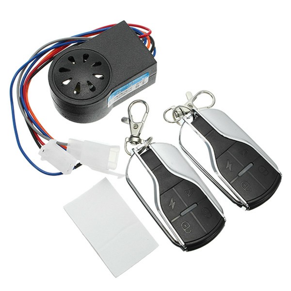 48V 60V 72V Scooter Remote Control Anti Theft Alarm Security System