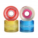 4PCS/Set 60x45mm Skateboard Wheels Glow Flash Light Longboard Light Wheels