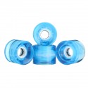 4PCS/Set 60x45mm Skateboard Wheels Glow Flash Light Longboard Light Wheels